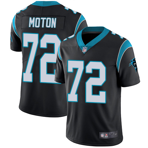 Carolina Panthers Limited Black Youth Taylor Moton Home Jersey NFL Football 72 Vapor Untouchable